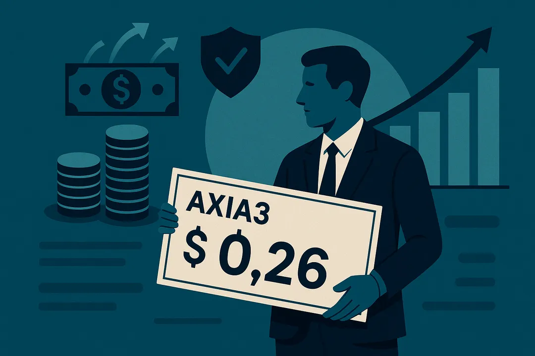 AXIA3 dividendos: R$0,26 com data-com em 18/12/2025